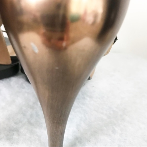 All Saints | Copper Heel Platform Leather Sandals - Picture 5 of 8